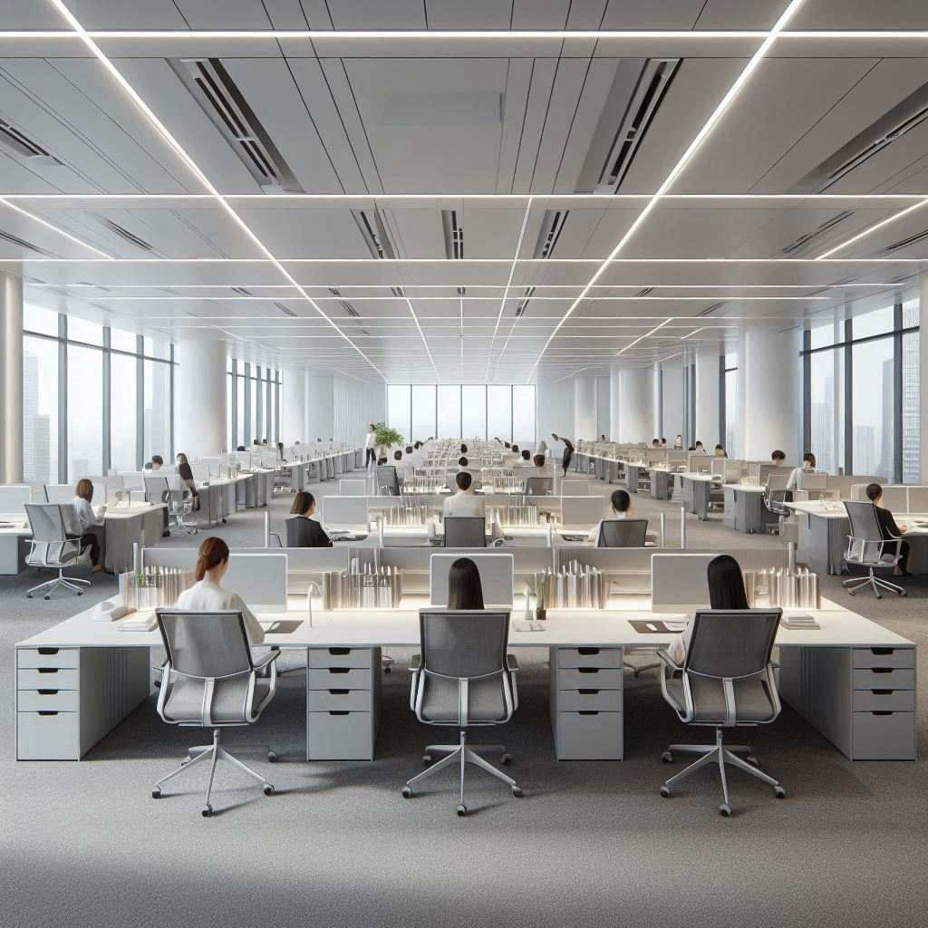 工位临时调整对采购部门的写字楼办公前台接待区规划会形成哪些连锁影响